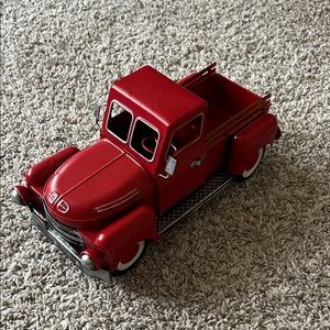 Metal red display truck super cute great free variety of things